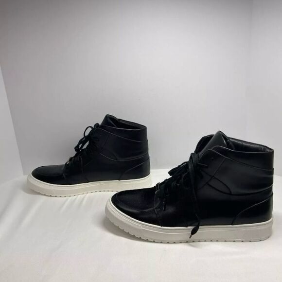 Foundation Footwear Fashion Faux Leather Lace Up Black US 13 - Picture 6 of 8